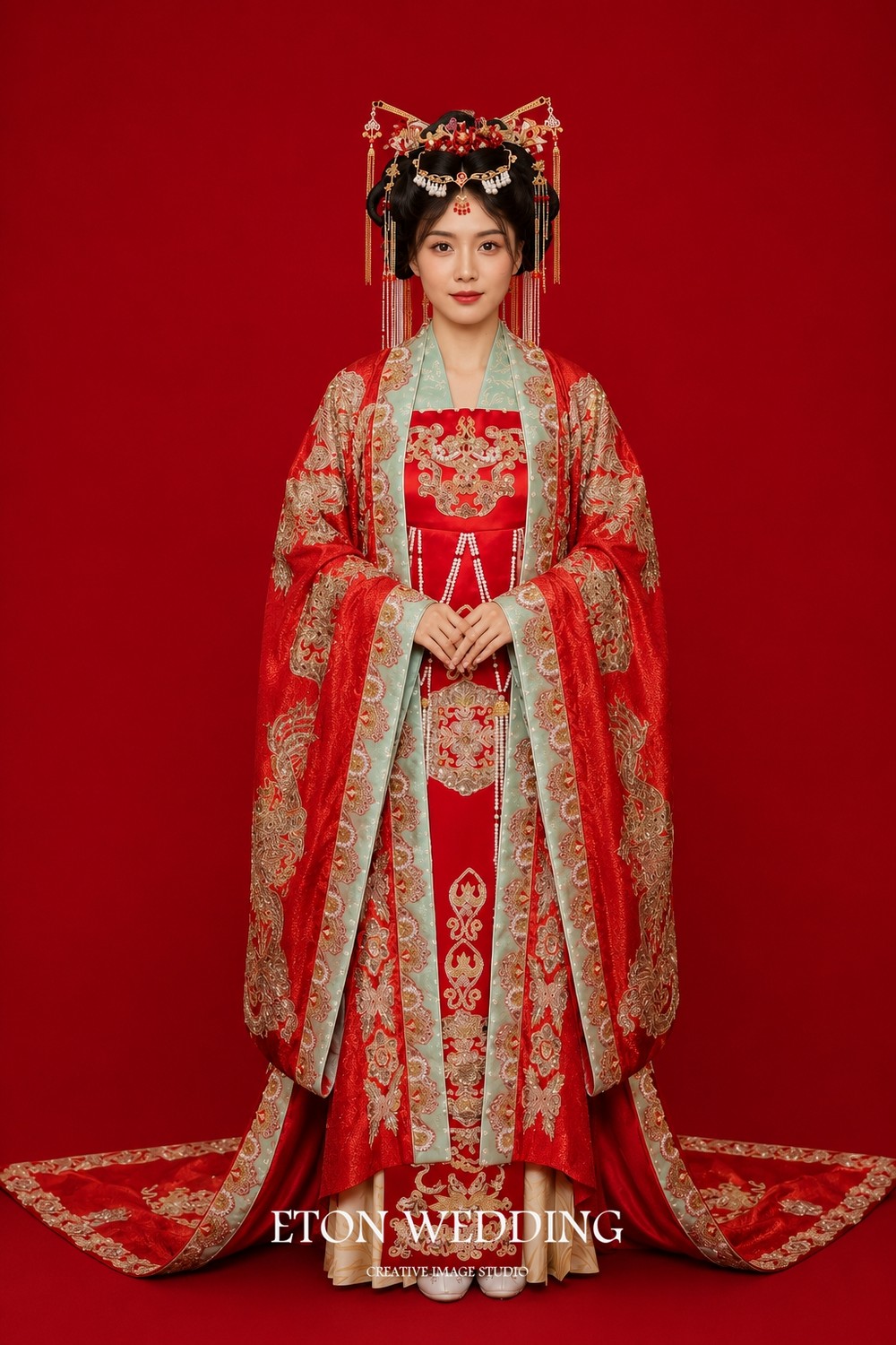 中式禮服,中式婚紗,漢服,漢婚服